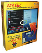 MAGic computer screen magnification software